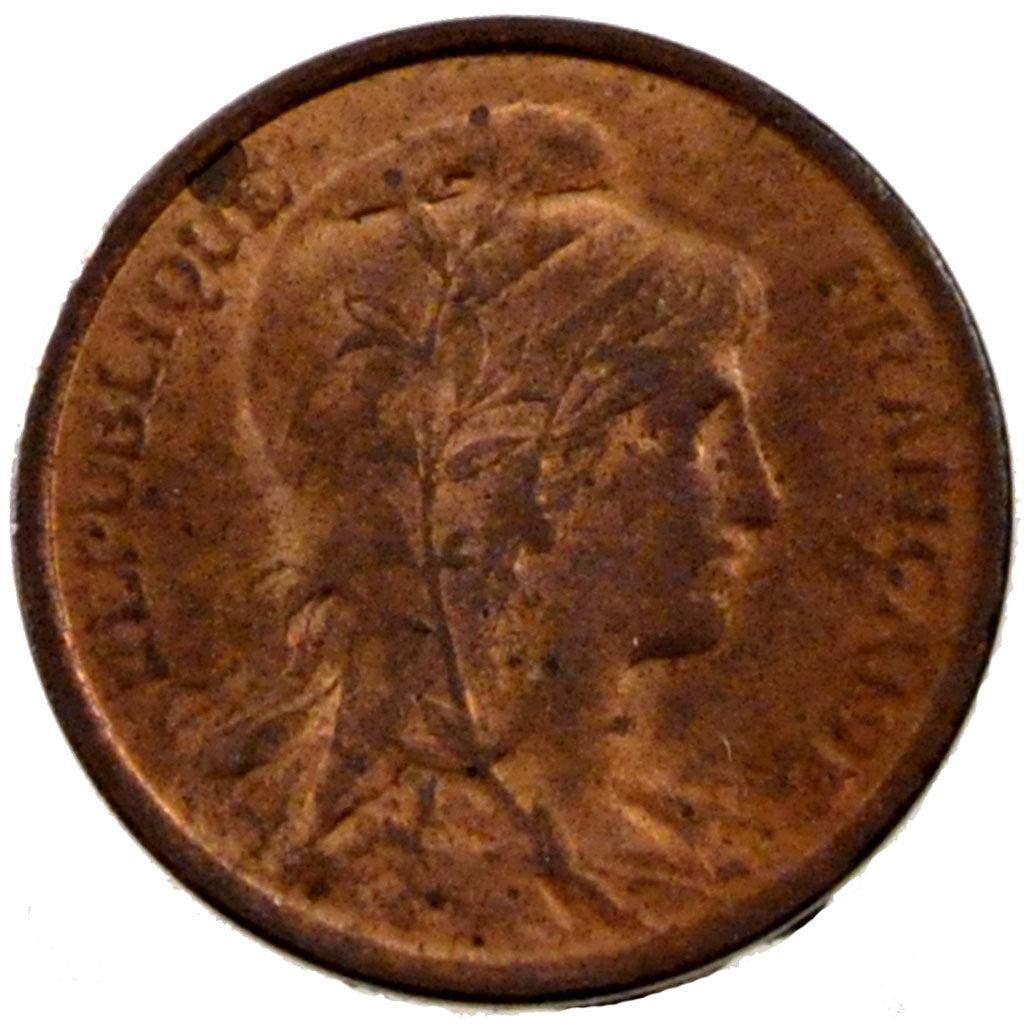 FRANCE, Dupuis, Centime, 1919, Paris, KM #840, AU(55-58), Bronze, 15, Gadoury...