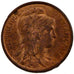 FRANCE, Dupuis, Centime, 1919, Paris, KM #840, AU(55-58), Bronze, 15, Gadoury...