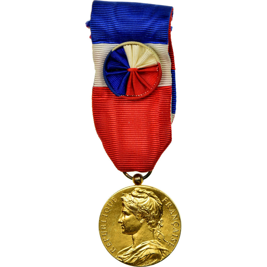 France, Médaille d'honneur du travail, Medal, 1983, Excellent Quality