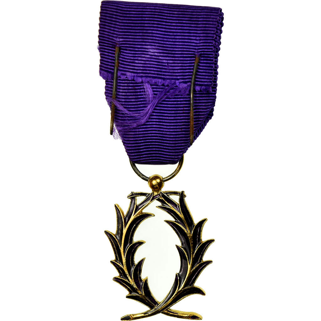Frankrijk, Palmes Académiques Officier, Medaille, Excellent Quality, Zilver, 38
