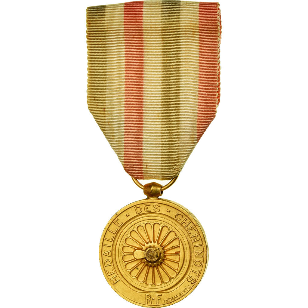 France, Médaille des cheminots, Medal, 1947, Very Good Quality, Favre-Bertin