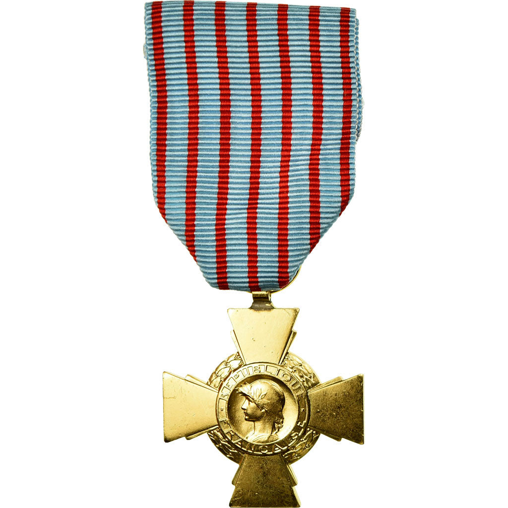 França, Croix du Combattant, Medal, 1939-1945, Qualidade Excelente, Bronze