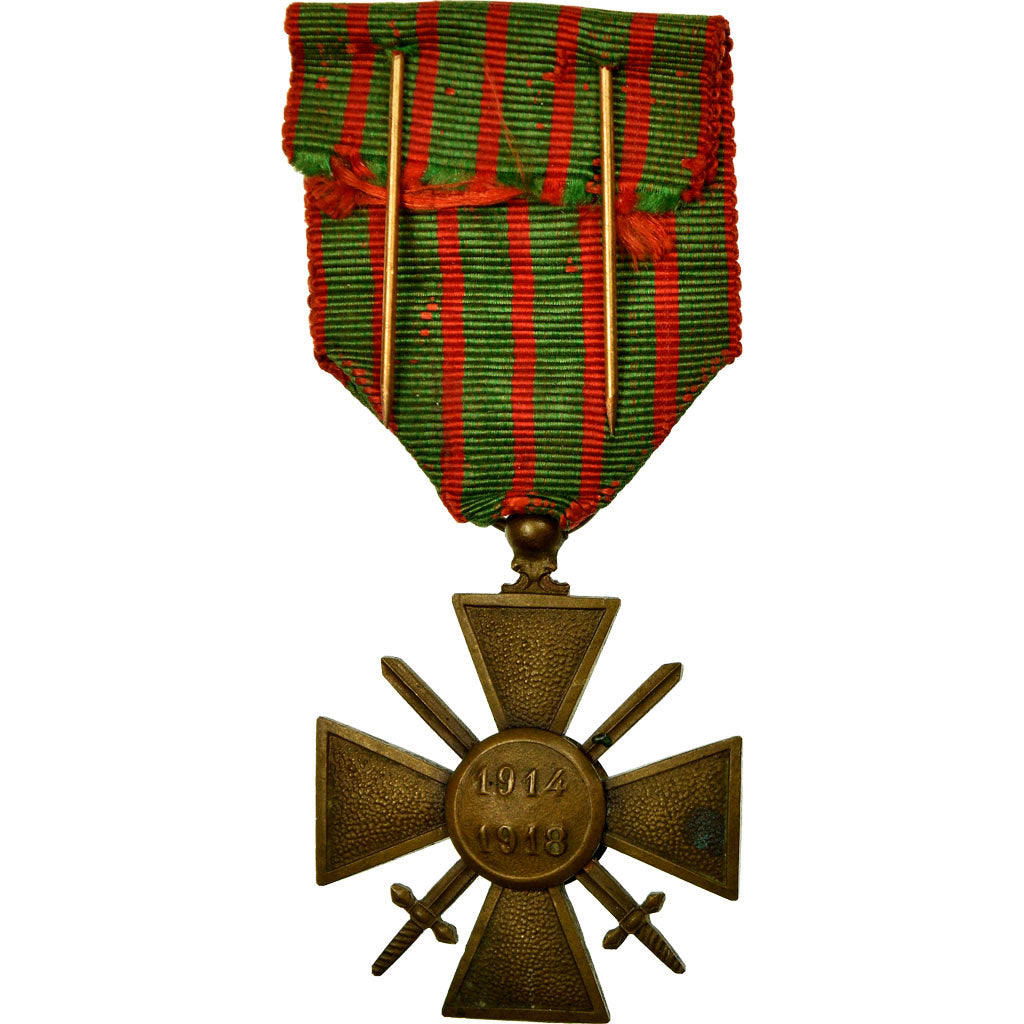 France, Croix de Guerre, Une Etoile, Médaille, 1914-1918, Excellent Quality