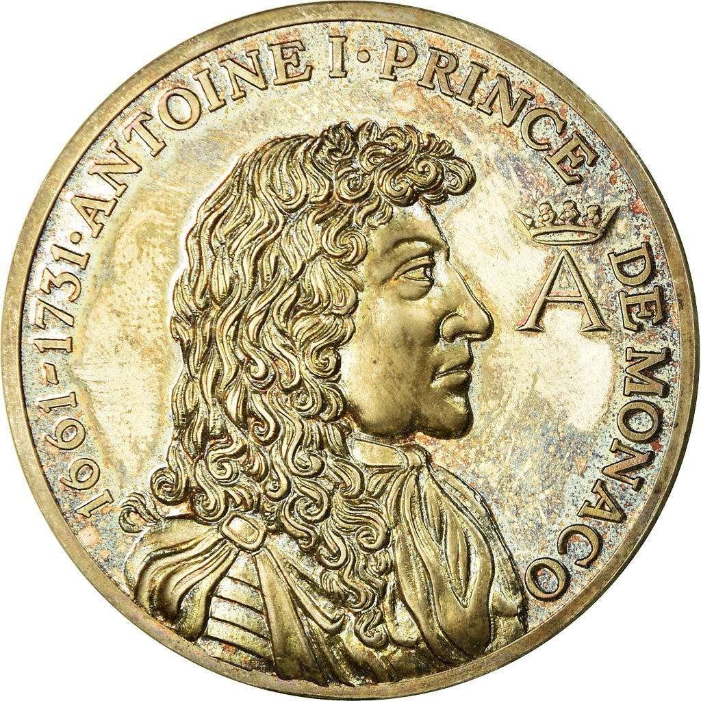 Monaco, Medal, Antoine I, Silver, Proof, MS(63)