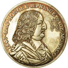 Monaco, Medal, Honoré II, Silver, Proof, MS(63)