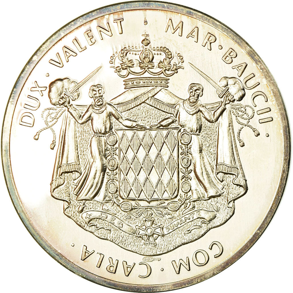 Monaco, Médaille, Rainier III et Grace de Monaco, SPL, Argent