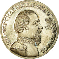 Monaco, Medal, Charles III, Silver, Proof, MS(63)