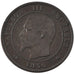 FRANCE, Napoléon III, 10 Centimes, 1856, Marseille, KM #771.6, EF(40-45), Bronze