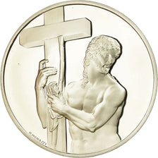 France, Médaille, Peinture, Michel Ange, Le Christ Ressuscité, Monassi, SPL+