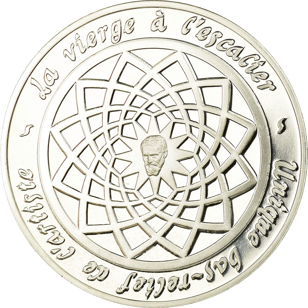 France, Médaille, Peinture, Michel Ange, La Vierge à l'Escalier, Monassi