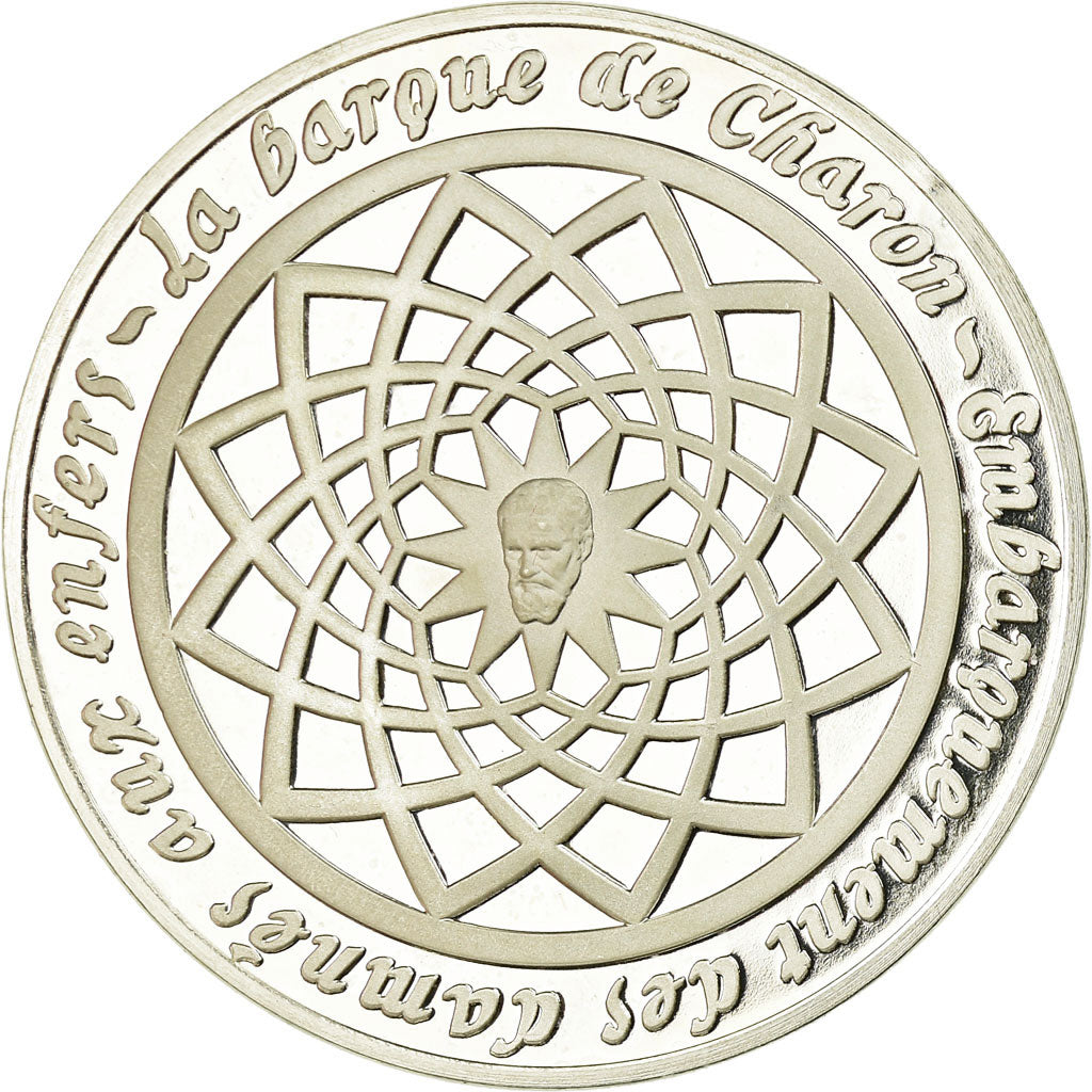 Frankreich, Medaille, Peinture, Michel Ange, La Barque de Charon, Monassi, UNZ+