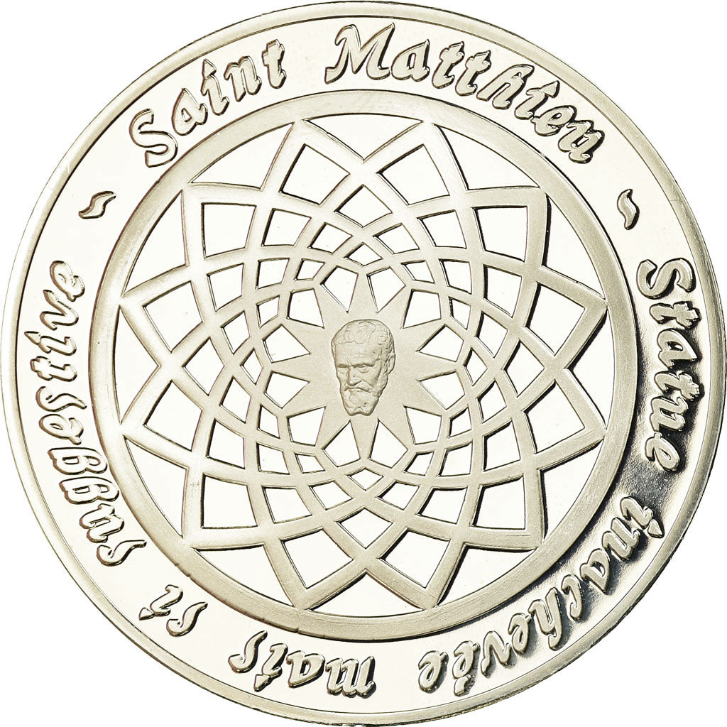France, Medal, Peinture, Michel Ange, Saint Matthieu, Monassi, MS(64), Silver