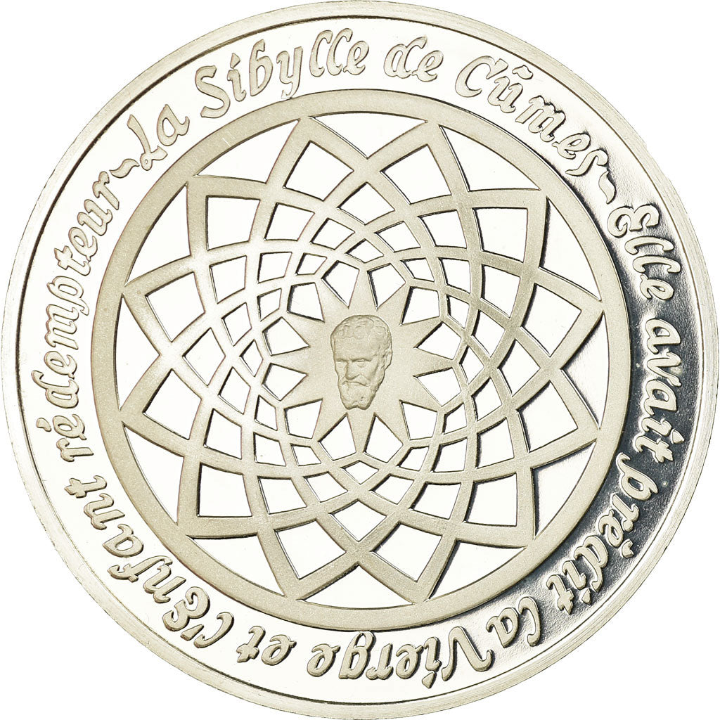 Francja, Medal, Peinture, Michel Ange, La Sibylle de Cumes, Undated, Monassi