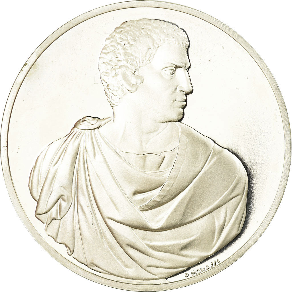 France, Medal, Peinture, Michel Ange, Brutus, Monassi, MS(64), Silver