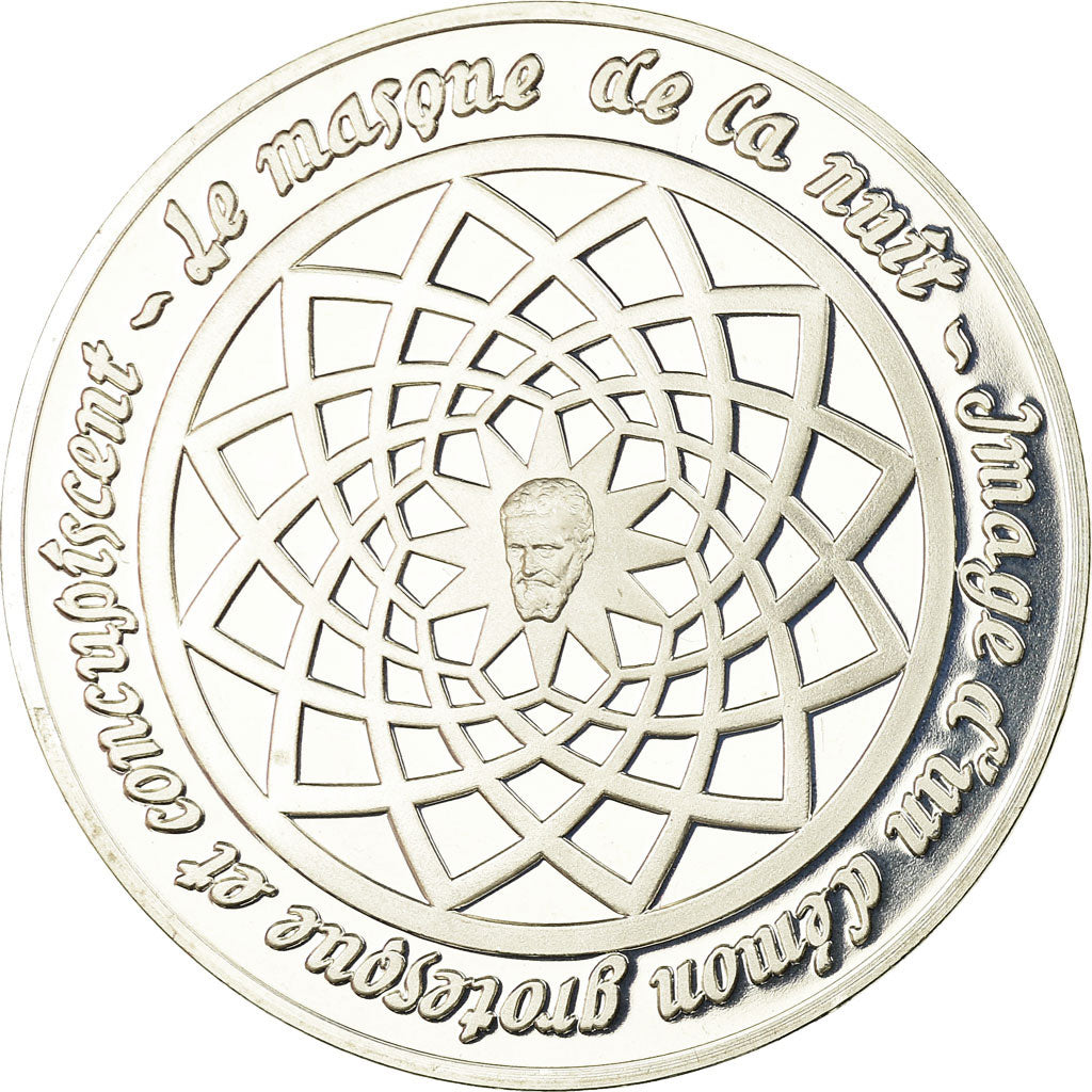 France, Medal, Peinture, Michel Ange, le Masque de la Nuit, Monassi, MS(64)