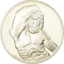France, Medal, Peinture, Michel Ange, le Prisonnier Barbu, Monassi, MS(64)