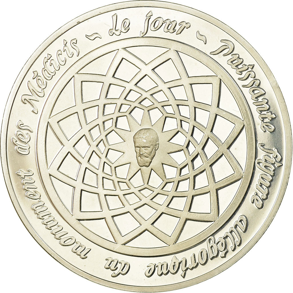 France, Medal, Peinture, Michel Ange, le Jour, Monassi, MS(64), Silver