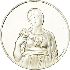 France, Medal, Peinture, Michel Ange, Léa, Monassi, MS(64), Silver