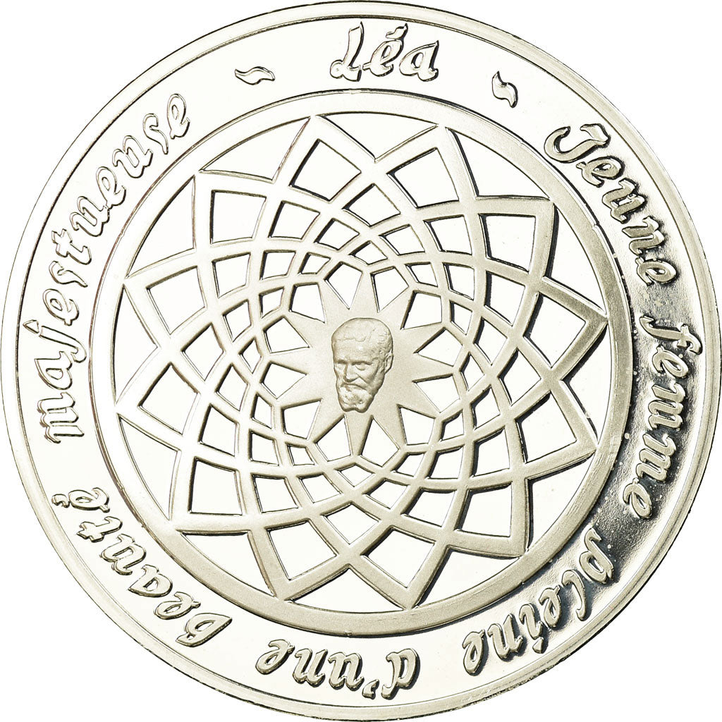 France, Medal, Peinture, Michel Ange, Léa, Monassi, MS(64), Silver