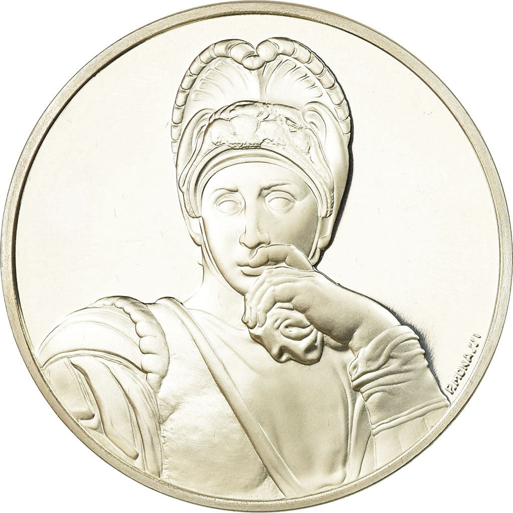 France, Medal, Peinture, Michel Ange, Laurent de Médicis, Monassi, MS(64)