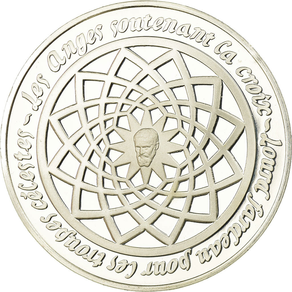 France, Médaille, Peinture, Michel Ange, les Anges soutenant la Croix, Monassi