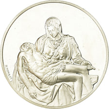 France, Medal, Peinture, Michel Ange, la Piéta, Monassi, MS(64), Silver