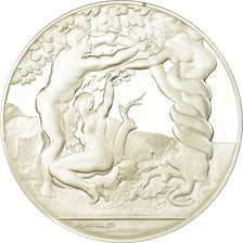 France, Médaille, Peinture, Michel Ange, la Tentation, Monassi, SPL+, Argent
