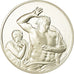 Francja, Medal, Peinture, Michel Ange, le Juge Christ et Marie, Undated