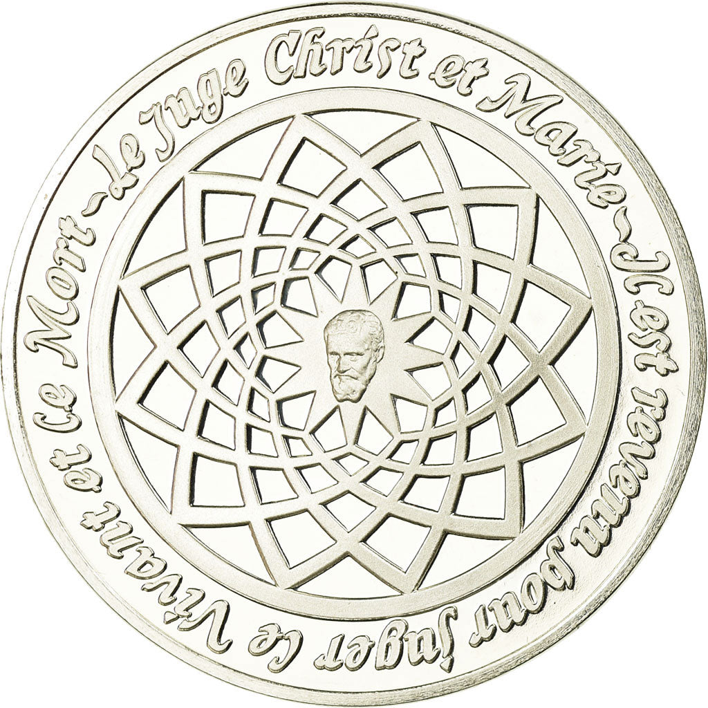 Francja, Medal, Peinture, Michel Ange, le Juge Christ et Marie, Undated