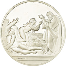 France, Medal, Peinture, Michel Ange, la Création d'Eve, Monassi, MS(64)