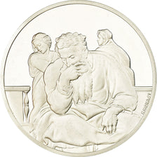 France, Medal, Peinture, Michel Ange, le Prophète Jérémie, Monassi, MS(64)