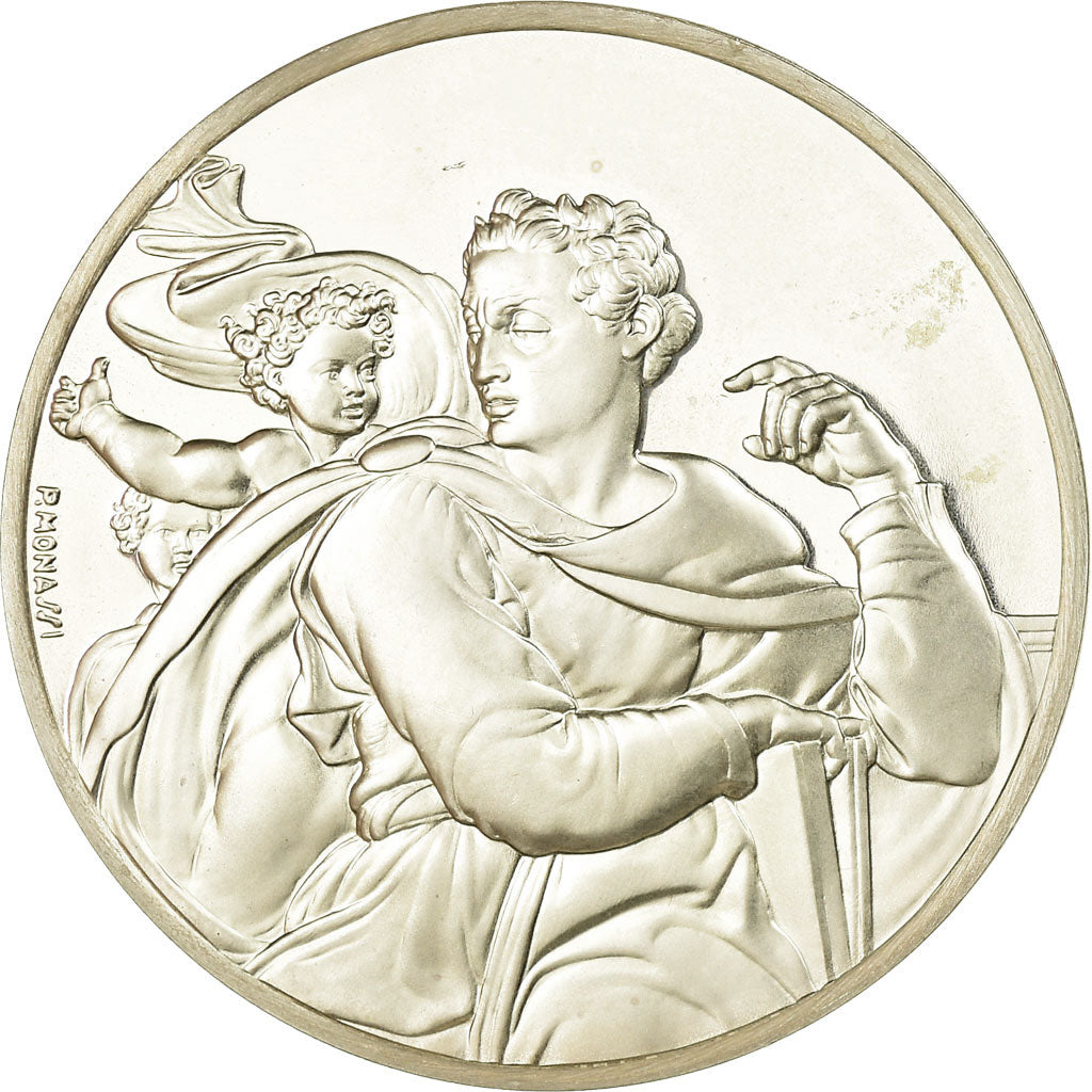 Frankreich, Medaille, Peinture, Michel Ange, le Prophète Isaï, Monassi, UNZ+