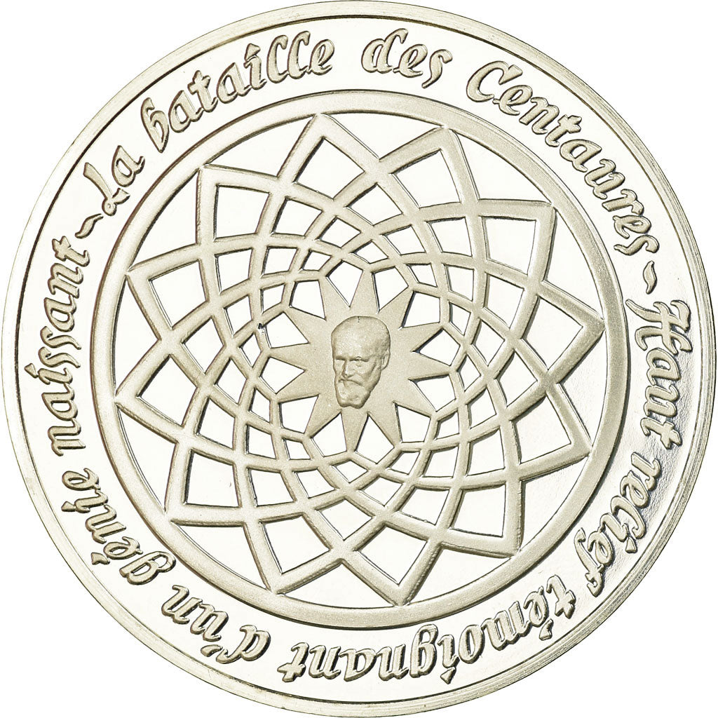 France, Médaille, Peinture, Michel Ange, la Bataille des Centaures, Monassi