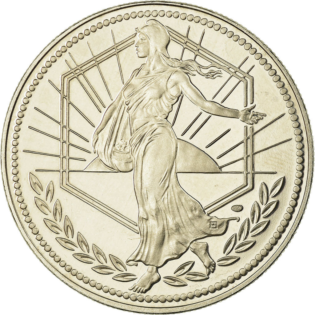 France, Medal, L'Europe, La Semeuse, 2001, MS(64), Copper-nickel