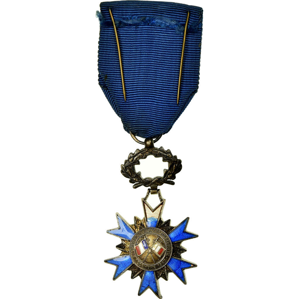 Francia, Ordre National du Mérite, medaglia, Ottima qualità, Bronzo argentato