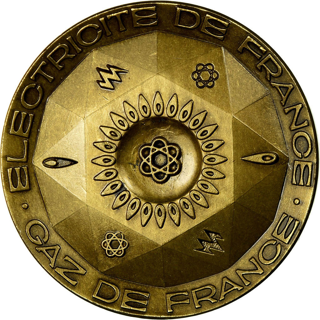 Frankrijk, Medaille, Électricité de France et gaz de France, FDC, Bronze