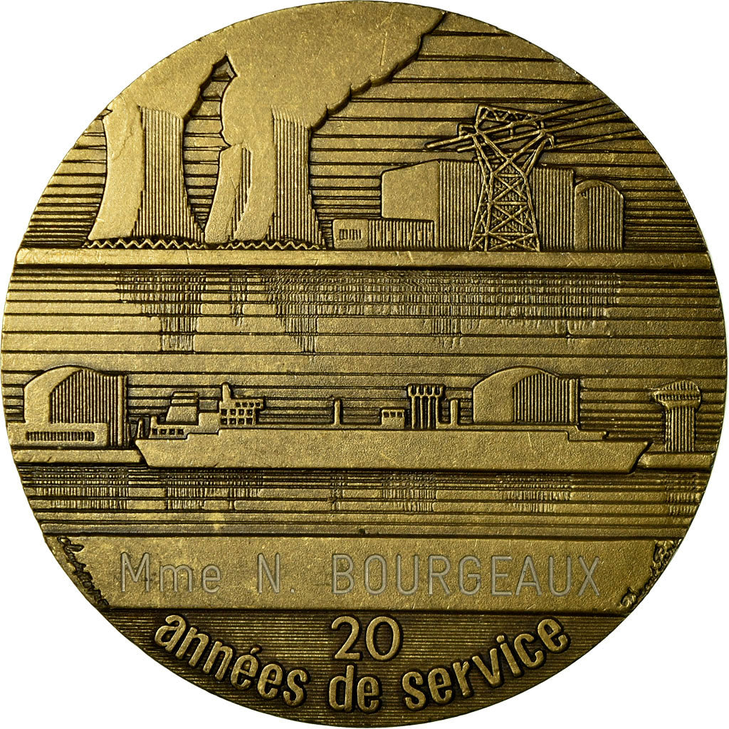 Frankrijk, Medaille, Électricité de France et gaz de France, FDC, Bronze