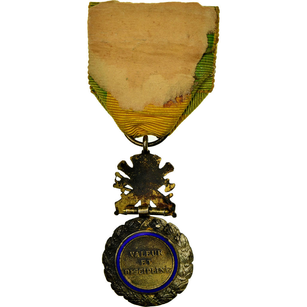 France, Troisième République, Valeur et Discipline, Medal, 1870, Good Quality