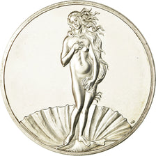 France, Medal, Peinture, La Naissance de Vénus, Botticelli, MS(63), Silver