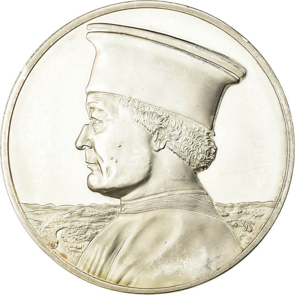 Frankreich, Medaille, Peinture, Le Duc d'Urbino, Piero Della Francesca, UNZ