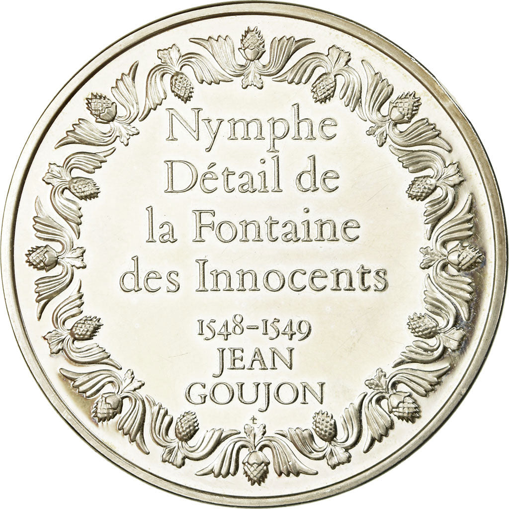 France, Médaille, Peinture, Nymphe Détail de la Fontaine des Innocents, SPL