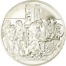 France, Medal, Peinture, Descente de Croix, Van Der Weyden, MS(63), Silver