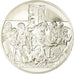 France, Medal, Peinture, Descente de Croix, Van Der Weyden, MS(63), Silver