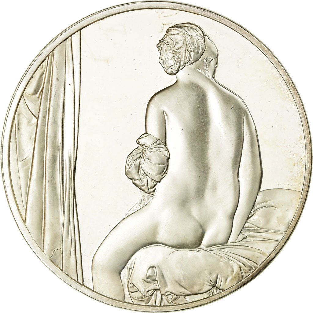 Frankrijk, Medaille, Peinture, La Baigneuse, Jean-Auguste-Dominique Ingres