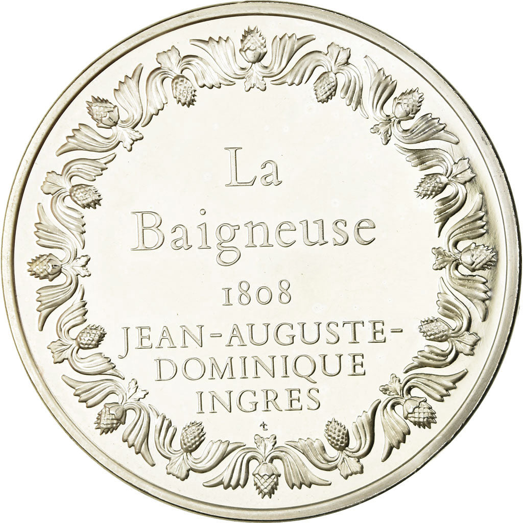 Frankrijk, Medaille, Peinture, La Baigneuse, Jean-Auguste-Dominique Ingres