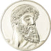 France, Medal, Peinture,Poséidon, Grec, MS(63), Silver