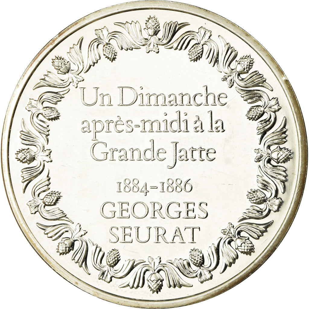 France, Médaille, Peinture, Un Dimanche Après-Midi à la Grande Jatte, Seurat