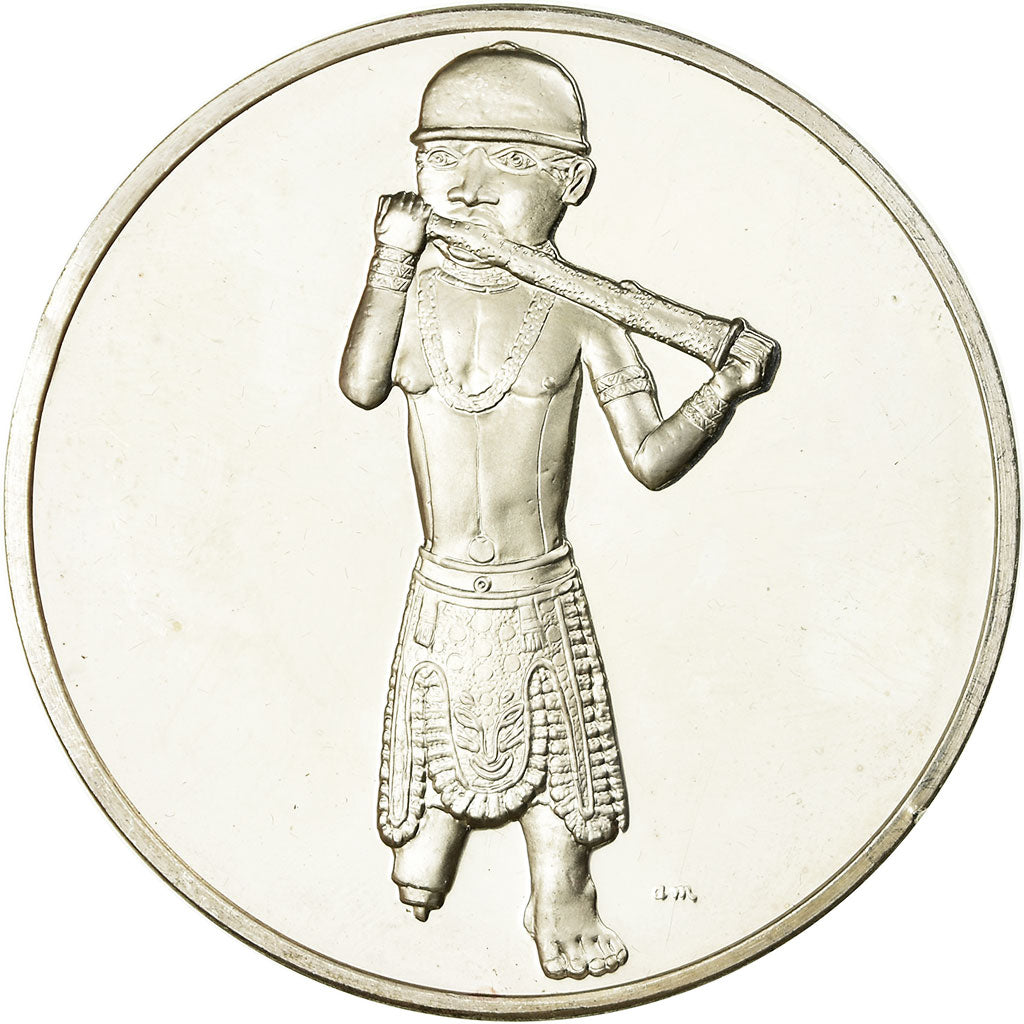 Francia, medaglia, Peinture, Le Sonneur de Cor, Africain, SPL, Argento