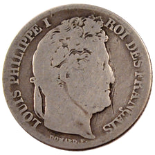 Louis Philippe Ier, 1 Franc tête laurée