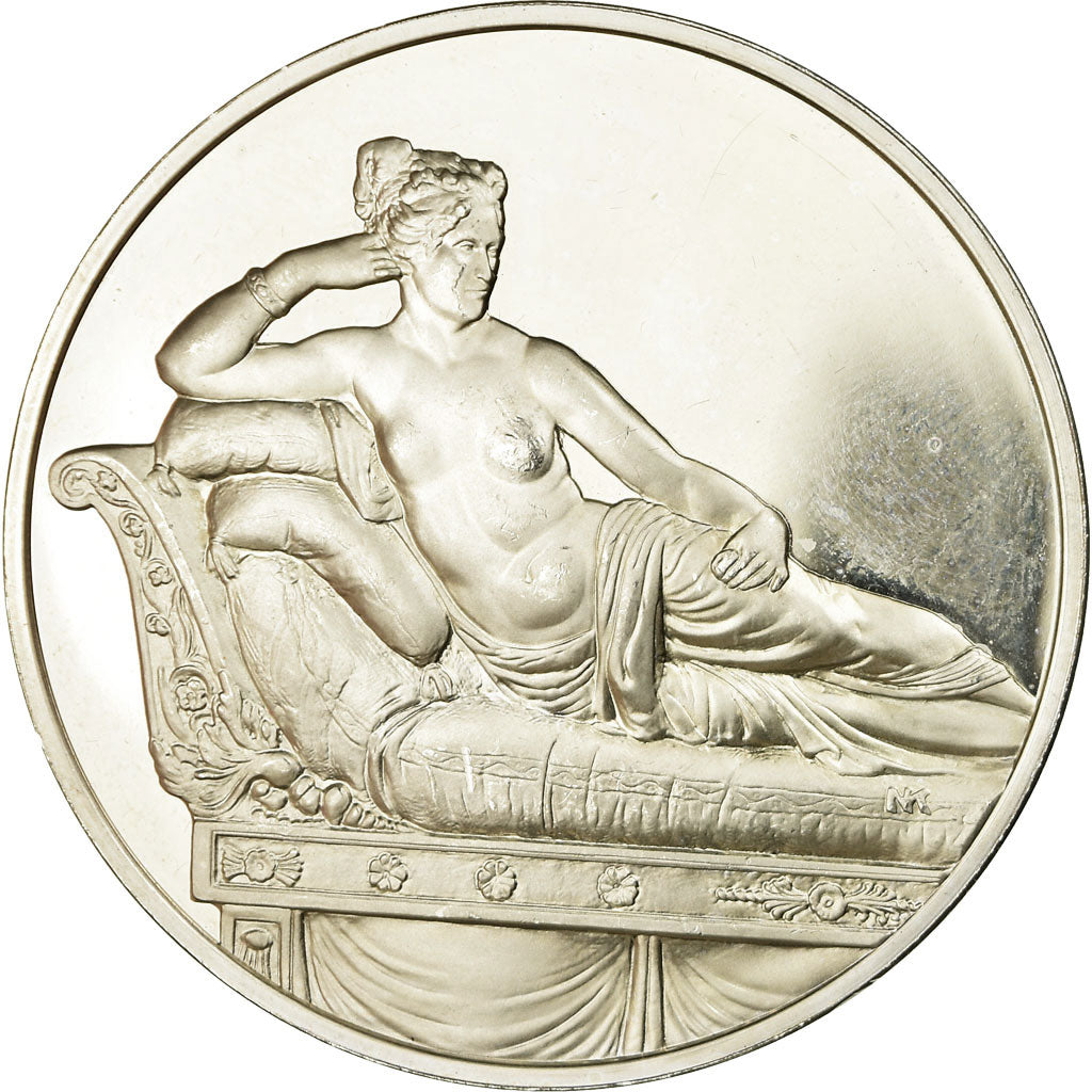 France, Medal, Peinture, Pauline Borghèse en Vénus, Antonio Canova, MS(63)